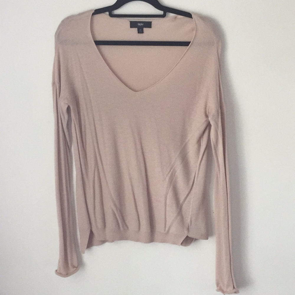 Lightweight blush sweater